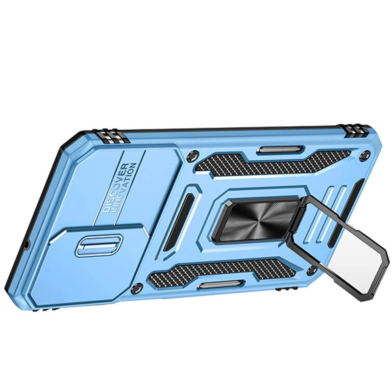 Ударопрочный чехол Camshield Army Ring для Samsung Galaxy M23 5G / M13 4G (Голубой / Light Blue) в магазине vchehle.ua