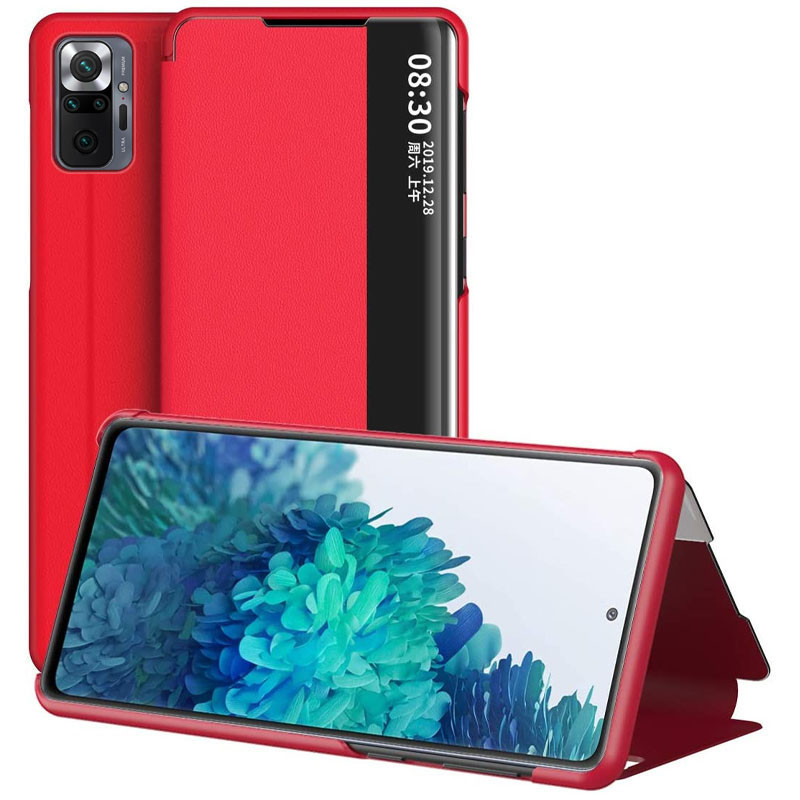 

Чохол-книжка Smart View Cover для Xiaomi Redmi Note 10 Pro (Червоний) 1130291