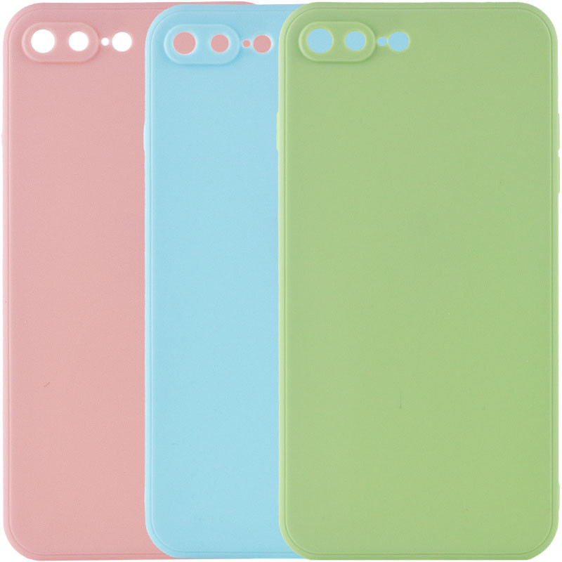Силиконовый чехол Candy Full Camera для Apple iPhone 7 plus / 8 plus (5.5")