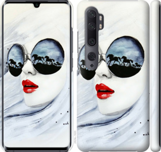 

Чехол Девушка акварелью для Xiaomi Mi Note 10 875557