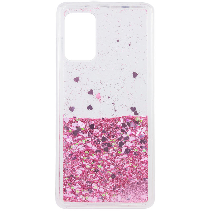 

TPU чохол Liquid hearts для Samsung Galaxy A72 5G (Рожевий) 1135158