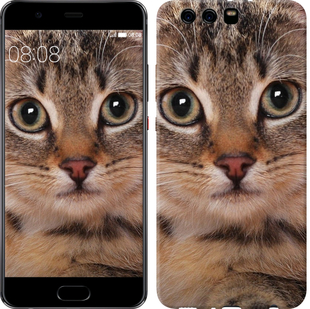 

Чохол Смугастий котик на Huawei P10 Plus 175785