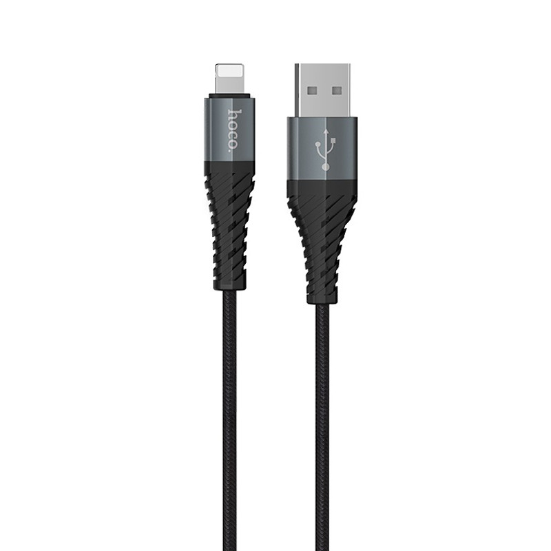

Дата кабель Hoco X38 Cool Lightning (1m) (Чорний) 872278