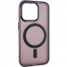 Фото Чохол TPU+PC Lily with Magnetic safe на Apple iPhone 12 Pro Max (6.7") (Dark Purple) в маназині vchehle.ua