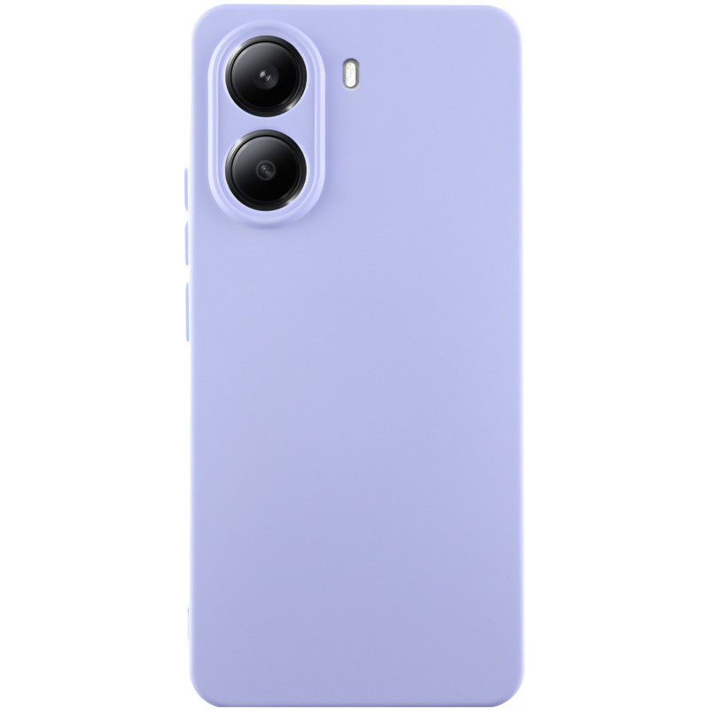 Чехол Silicone Cover Lakshmi Full Camera (AAA) для Xiaomi Poco X7 Pro (Сиреневый / Dasheen)