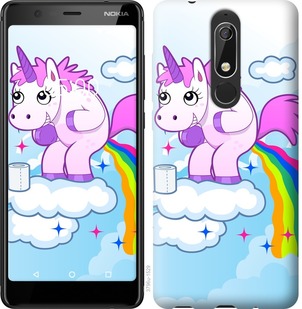 

Чехол Единорожка для Nokia 5.1 669990