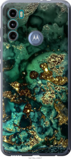 

Чехол Мрамор золото богатство для Motorola G60 1405703