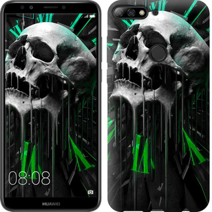 

Чехол Череп-часы для Honor 7C pro 671789