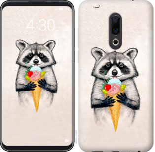 

Чохол Єнотик з морозивом на Meizu 16th 801222