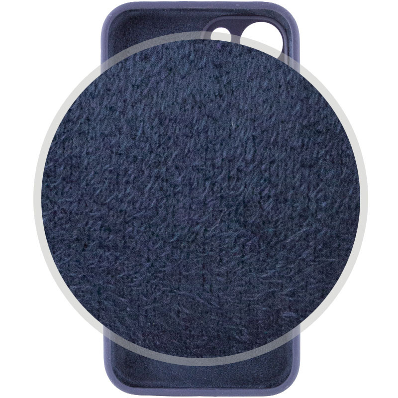 Фото Чохол Silicone Case Full Camera Protective (AA) на Apple iPhone 15 (6.1") (Темно-синій / Midnight blue) в маназині vchehle.ua