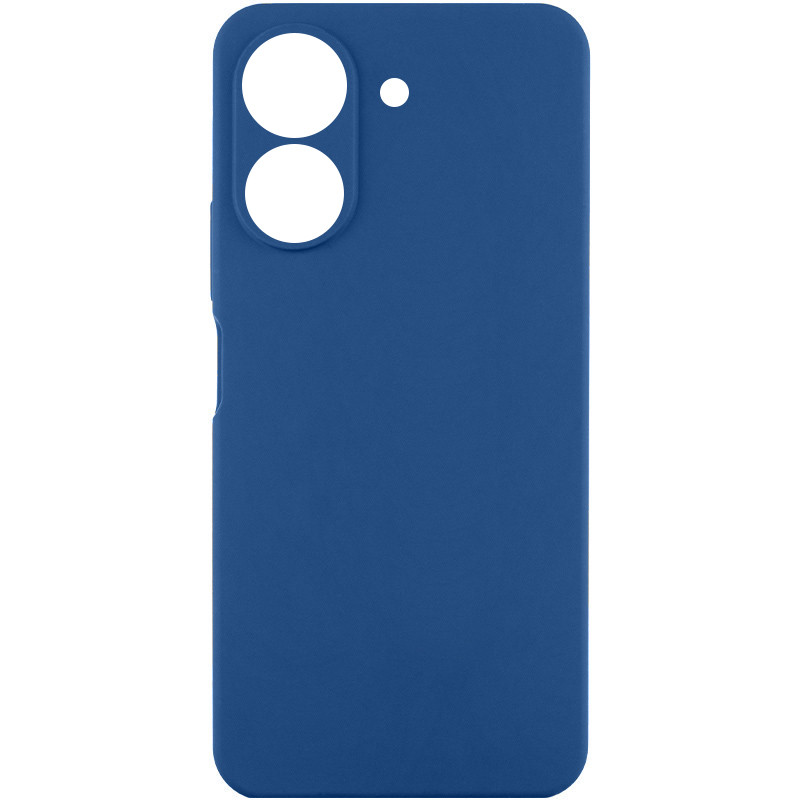 Чохол TPU GETMAN Liquid Silk Full Camera на Xiaomi Redmi 13C / Poco C65 (Синій / Navy Blue)