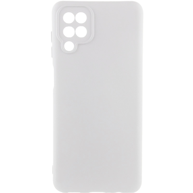 Чехол Silicone Cover Lakshmi Full Camera (AA) для Samsung Galaxy A12 (Белый / White)