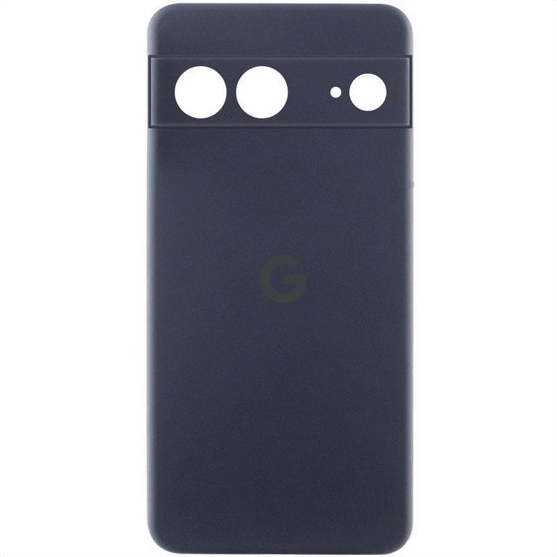 Чехол Silicone Cover Lakshmi Full Camera (AAA) with Logo для Google Pixel 7 (Серый / Dark Gray)