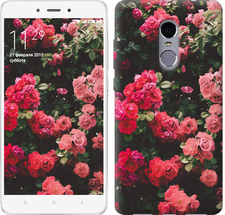 

Чехол Куст с розами для Xiaomi Redmi Note 4 639351