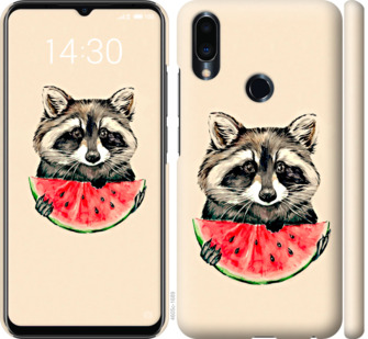 

Чохол Єнотик з кавуном на Meizu Note 9 799821