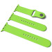 Силиконовый ремешок для Apple Watch Sport Band 42 / 44 / 45 / 49 (S/M & M/L) 3pcs (Зеленый / Green)