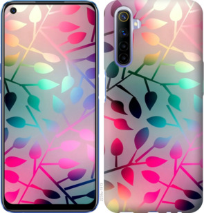 Чехол Листья для Realme 6