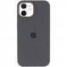 Фото Чехол Silicone Case Full Protective (AA) with Magnetic Safe для Apple iPhone 11 (6.1") (Серый / Dark Gray) на vchehle.ua