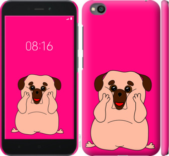 

Чехол Весёлый мопс для Xiaomi Redmi Go 928489
