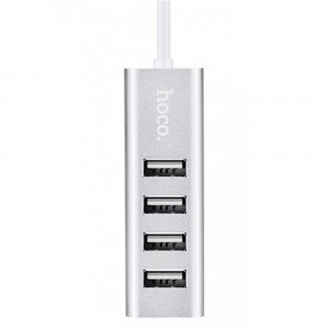 Перехідник HUB Hoco HB1 USB to USB 2.0 (4 port) (1m)