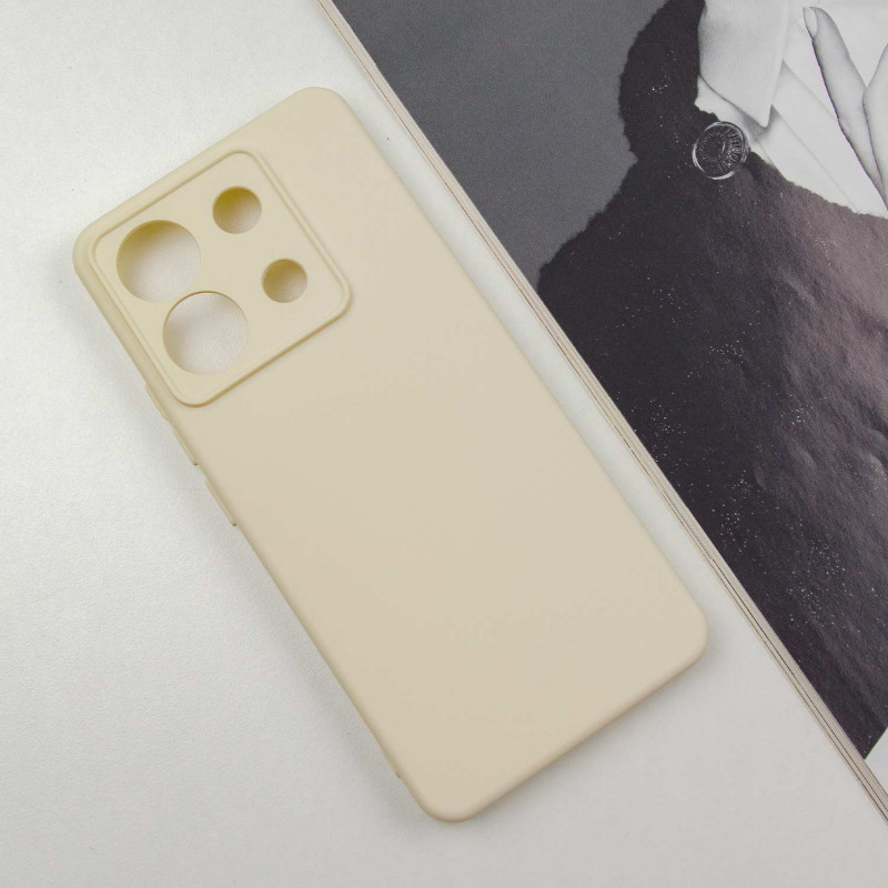 Фото Чохол Silicone Cover Lakshmi Full Camera (AA) на Xiaomi Poco X6 / Note 13 Pro 5G (Пісочний / Sand) на vchehle.ua