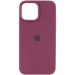 Чехол Silicone Case Full Protective (AA) для Apple iPhone 14 Pro Max (6.7") (Бордовый / Plum)