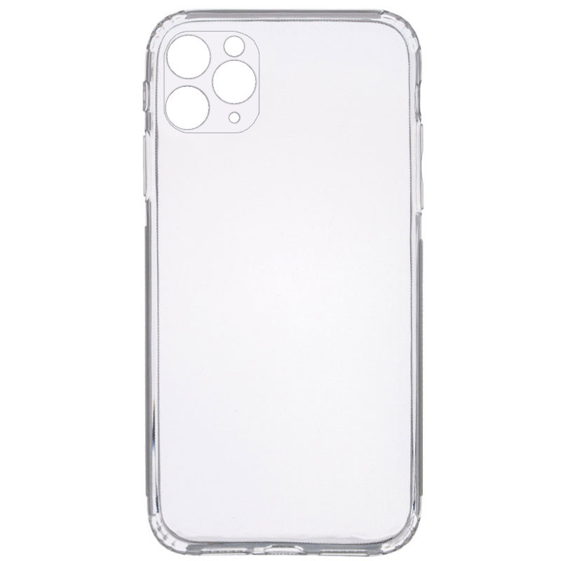 

TPU чохол GETMAN Clear 1,0 mm на Apple iPhone 11 Pro (5.8") (Прозорий) 930246