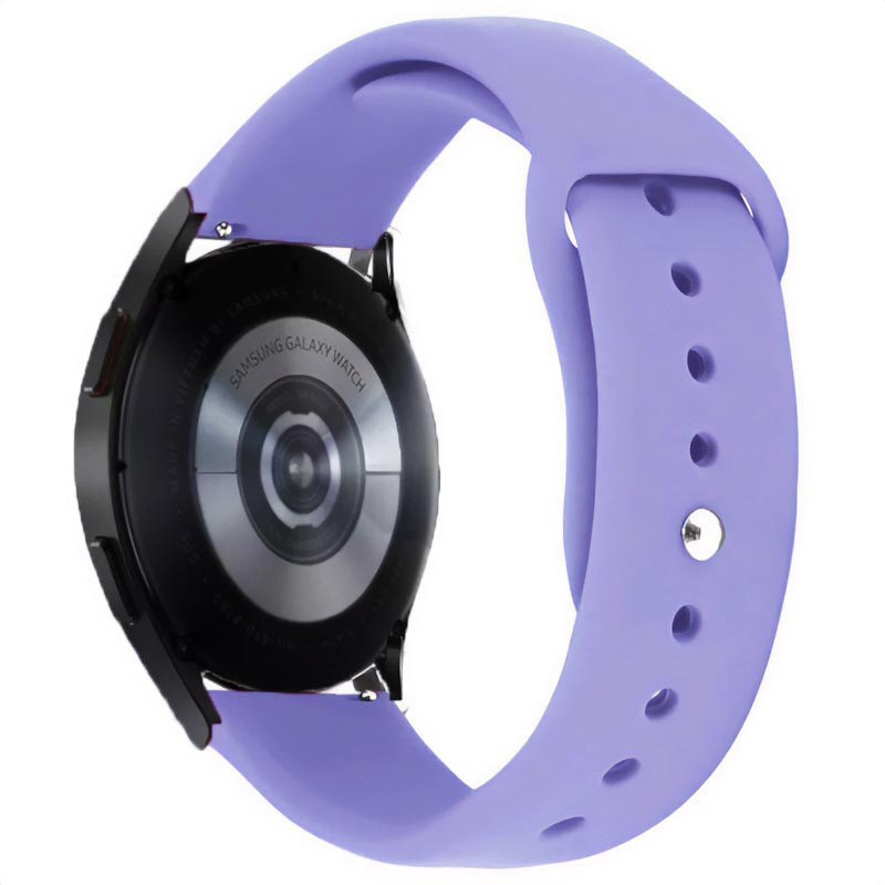 Силиконовый ремешок Sport для Smart Watch 20mm (Сиреневый / Light Elegant Purple)