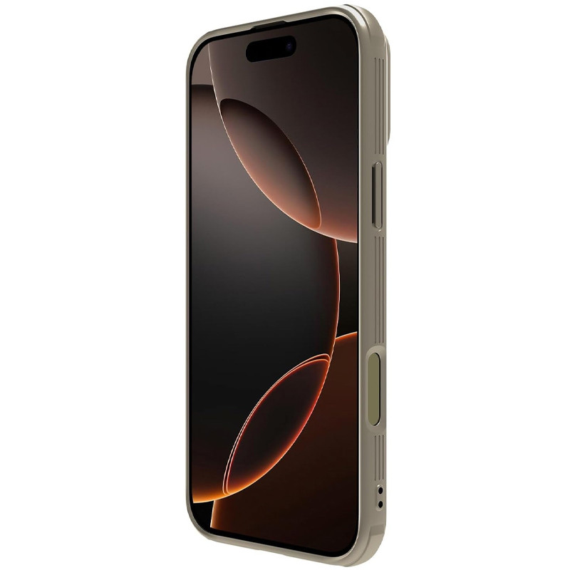 Карбонова накладка Nillkin CamShield Pro на Apple iPhone 16 Pro Max (6.9") (Gold) в магазині vchehle.ua