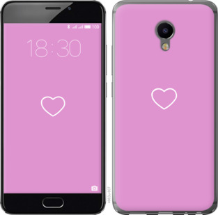 

Чехол Сердце 2 для Meizu M3e 912349