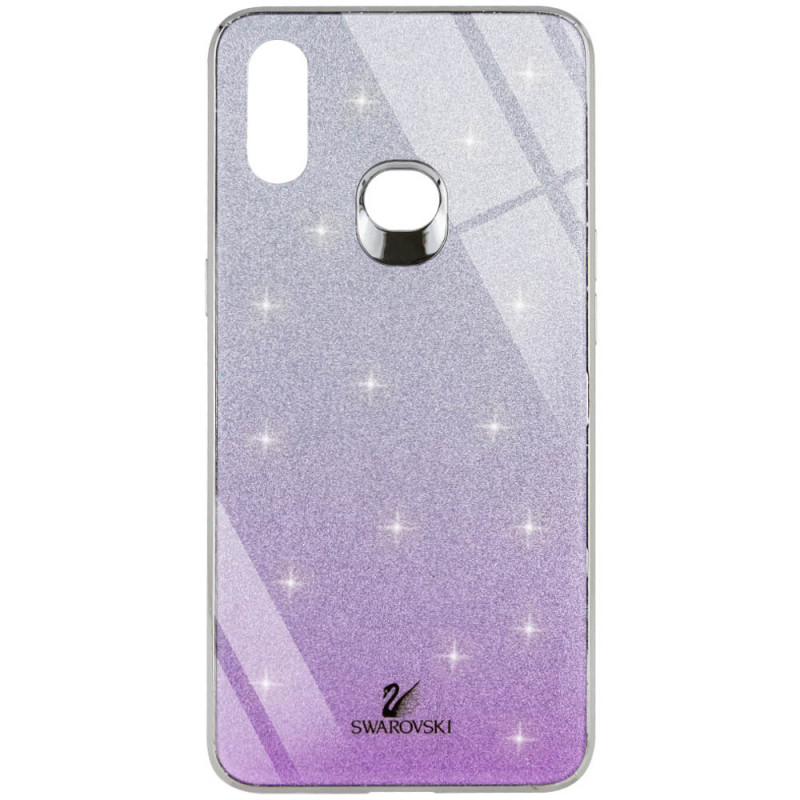 

TPU+Glass чехол Swarovski для Samsung Galaxy A10s (Фиолетовый) 784964