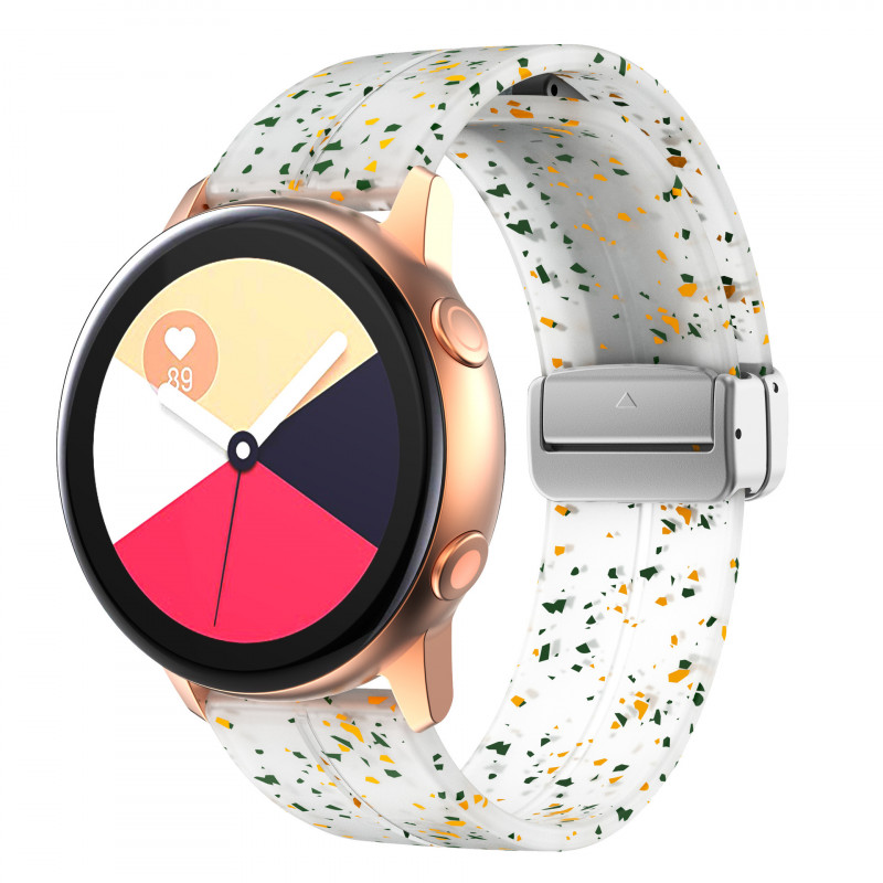 Силіконовий ремінець Splash для Smart Watch 20mm (White)