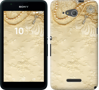 

Чехол Кружевной орнамент для Sony Xperia E4g 257579