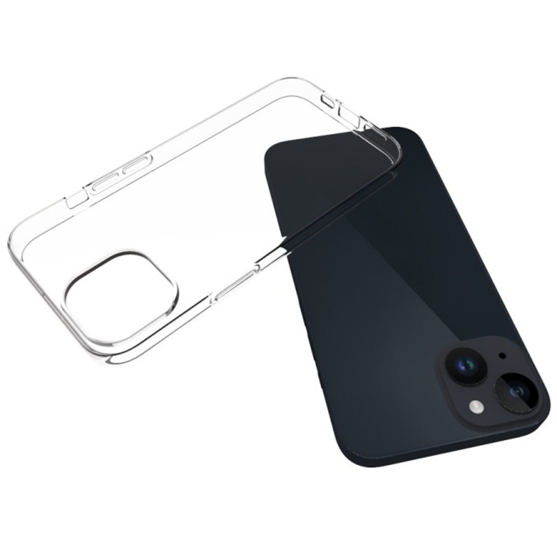 Фото TPU чохол Epic Transparent 1,5mm на Apple iPhone 15 Plus (6.7") (Прозорий (прозорий)) в маназині vchehle.ua