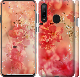 

Чехол Розовые цветы для Samsung Galaxy A8S 698919