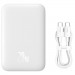 Фото Портативное ЗУ Power Bank Baseus Magnetic Mini Air 20W c БЗУ 6000 mAh (P10059002223-0) (Stellar White) в магазине vchehle.ua