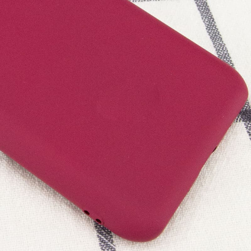 Фото Чехол Silicone Cover My Color Full Camera (A) для Oppo A15s / A15 (Бордовый / Marsala) на vchehle.ua