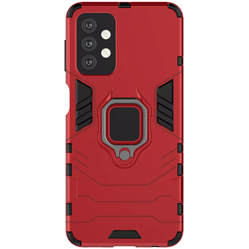 Фото Ударопрочный чехол Transformer Ring for Magnet для Samsung Galaxy A13 4G (Красный / Dante Red) на vchehle.ua