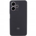 Чохол Silicone Cover Lakshmi Full Camera (AAA) with Logo на Xiaomi Redmi 13 4G / Poco M6 4G (Чорний / Black)