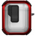 Футляр противоударный Locking Button для наушников Airpods 1/2 (Red)
