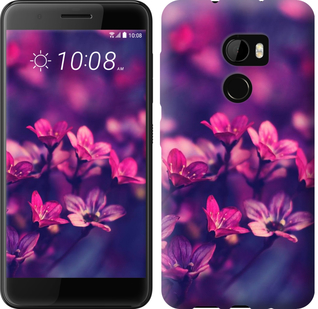 

Чехол Пурпурные цветы для HTC One X10 522046