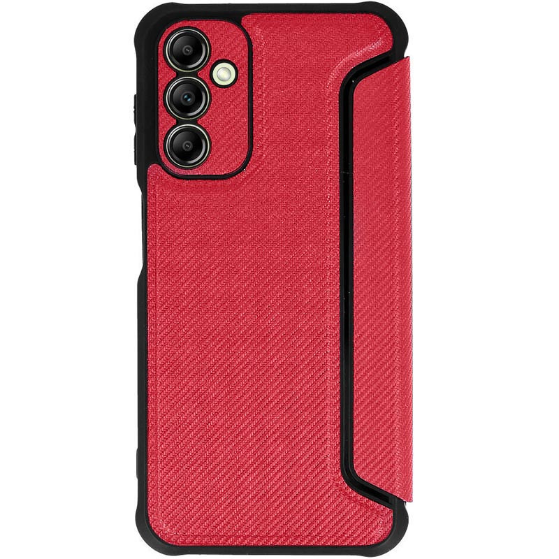 Фото Шкіряний чохол книжка GETMAN Razor (PU) на Samsung Galaxy A56 5G (Red) на vchehle.ua