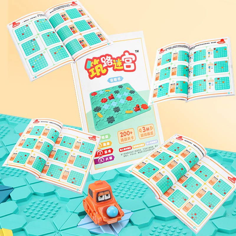 Настольная интерактивная игра Ummi BS805 Logical Road Builder (Green) в магазине vchehle.ua