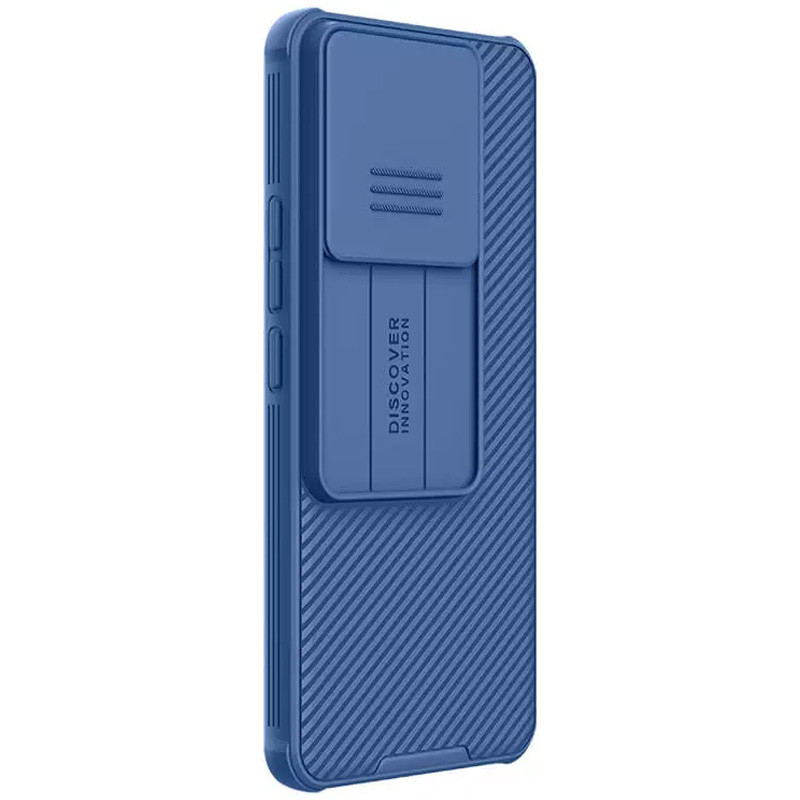 Фото Карбоновая накладка Nillkin CamShield Pro для Xiaomi Poco X6 / Note 13 Pro 5G (Blue) в магазине vchehle.ua