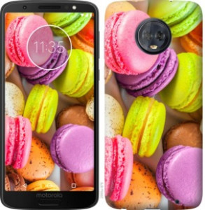 Чехол Макаруны для Motorola Moto G6 Plus