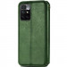 Фото Кожаный чехол-книжка GETMAN Cubic (PU) для Xiaomi Redmi 10 (Зеленый) на vchehle.ua