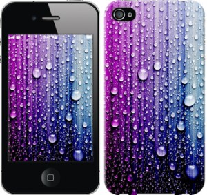 Чехол Капли воды для iPhone 4