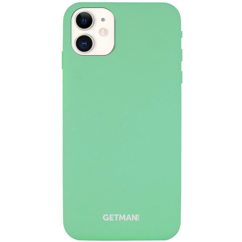 

Чохол Silicone Case GETMAN for Magnet на Apple iPhone 11 (6.1") (Зелений / Green) 897178