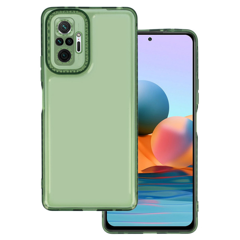 Фото Чехол TPU Starfall Clear для Xiaomi Redmi Note 10 Pro / 10 Pro Max (Зеленый) на vchehle.ua