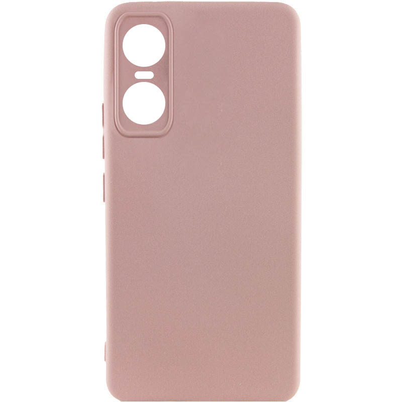 Чохол Silicone Cover Lakshmi Full Camera (A) на Tecno Pop 6 Pro (Рожевий / Pink Sand)